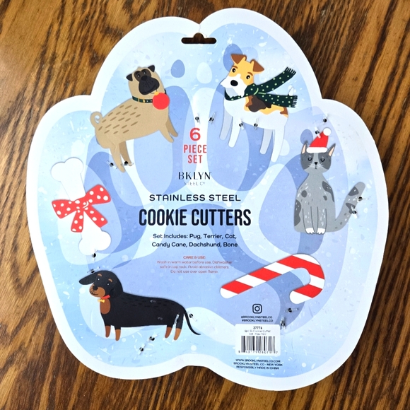 π50% OFFππ¦΄ππͺ NWTβΌοΈ BKLYN Steel Co. brand 6-piece Dog & Cat Cookie Cutters - Picture 5 of 5